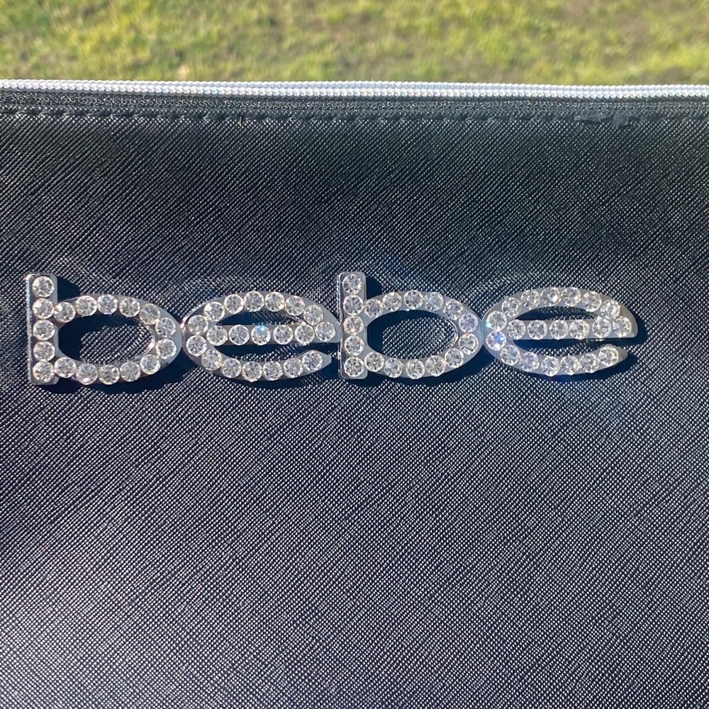 BEBE black and bling travel bag , NWT - Picture 2 of 14